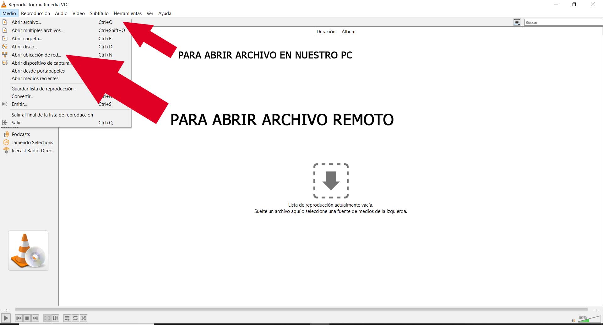 Abrir Lista M3u En VLC