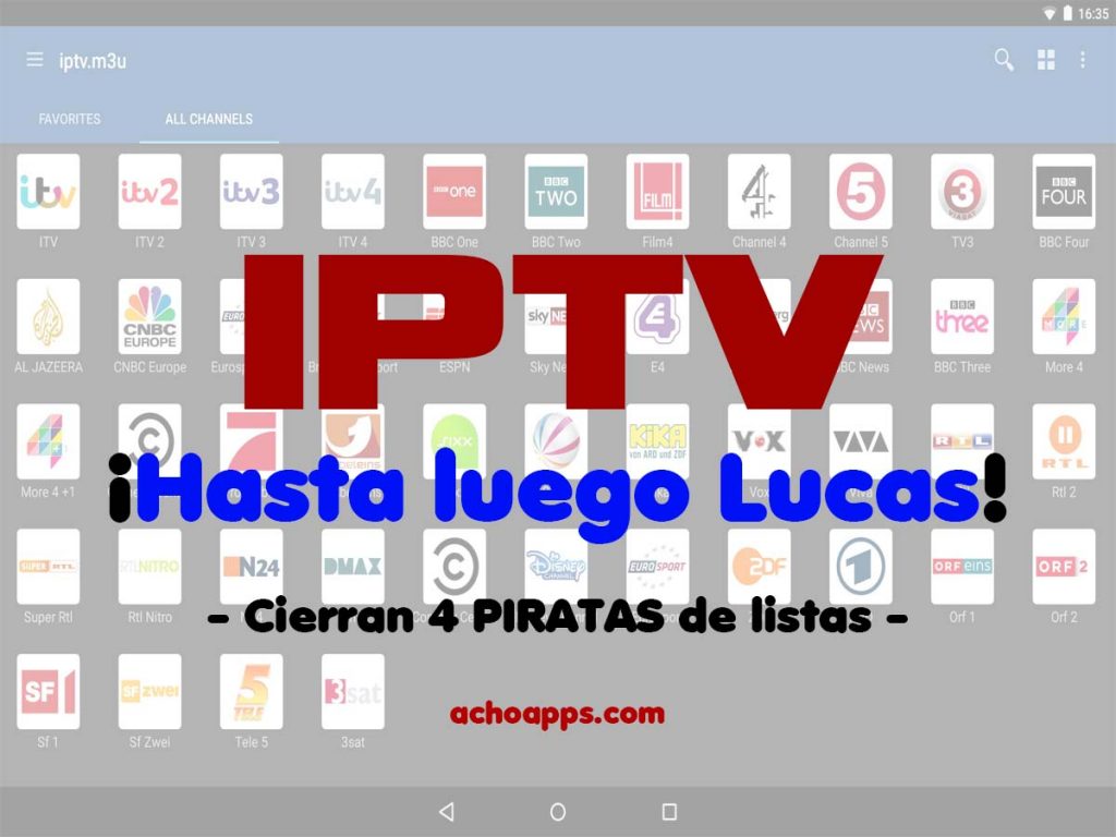 Cerrado 4 Dominios De IPTV