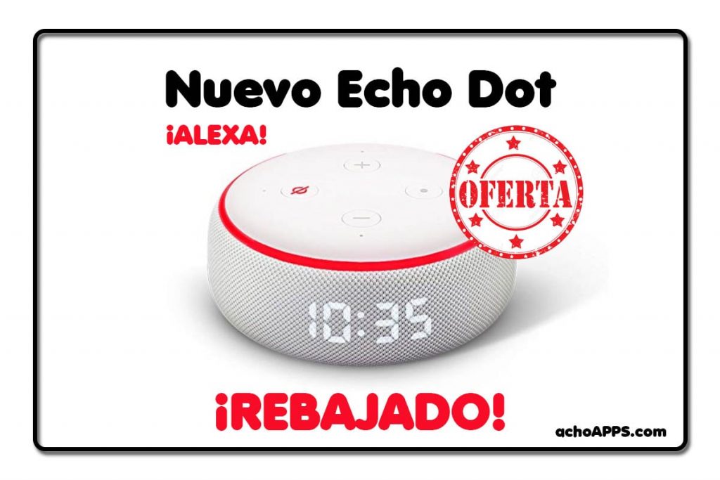 Amazon Alexa Echo Dot Con Reloj