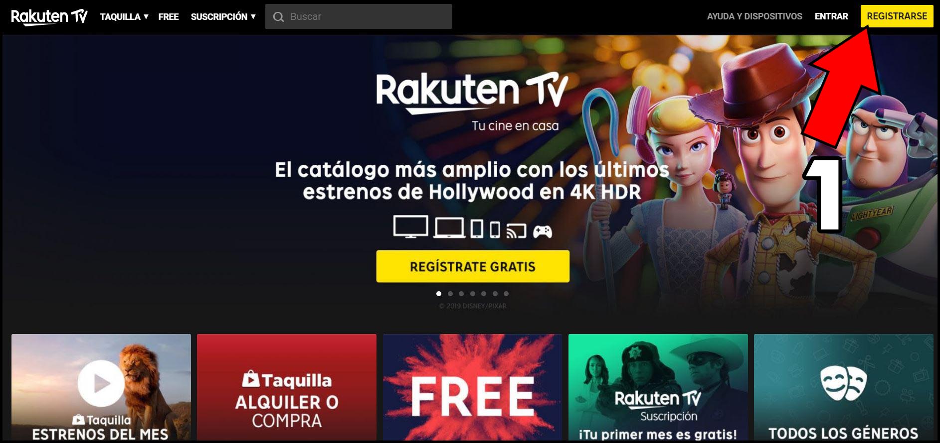 Peliculas Gratis Rakuten TV