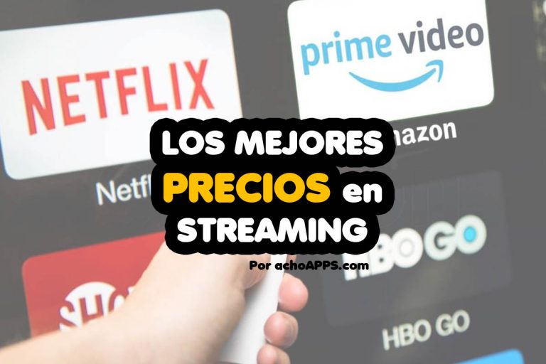 PRECIOS de Streaming ¡Netflix, Movistar, MiTele, HBO y más!