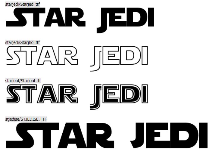 Stars Wars Font