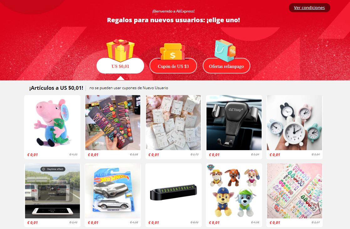 Ofertas De Un Centimo De Aliexpress