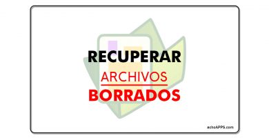 Recuperar Archivos Borrados