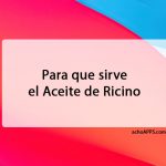 Para Que Sirve El Aceite De Ricino